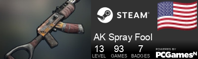 AK Spray Fool Steam Signature
