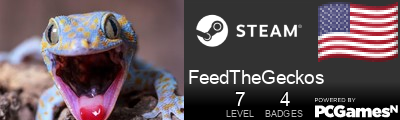 FeedTheGeckos Steam Signature