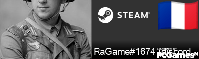 RaGame#1674 (discord ID) Steam Signature