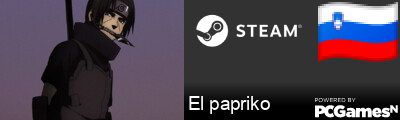 El papriko Steam Signature