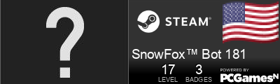 SnowFox™ Bot 181 Steam Signature