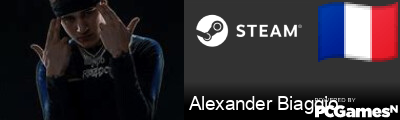 Alexander Biaggio Steam Signature