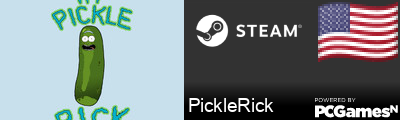 PickleRick Steam Signature