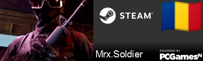 Mrx.Soldier Steam Signature