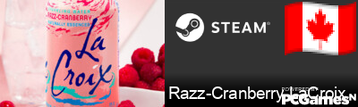 Razz-Cranberry LaCroix Steam Signature