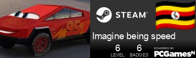 Imagine being speed Steam Signature