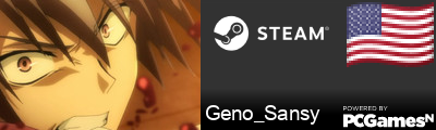 Geno_Sansy Steam Signature