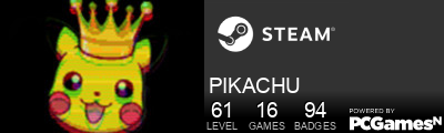 PIKACHU Steam Signature