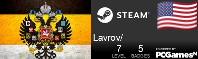 Lavrov/ Steam Signature