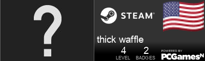 thick waffle Steam Signature