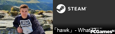 「hawk」- What !? Steam Signature