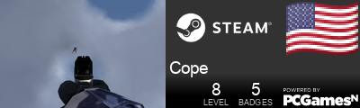 Cope Steam Signature