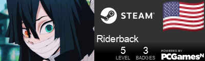Riderback Steam Signature