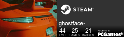 ghostface- Steam Signature