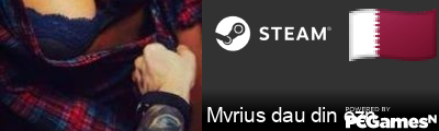 Mvrius dau din ozn Steam Signature