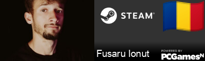 Fusaru Ionut Steam Signature
