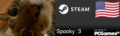 Spooky :3 Steam Signature