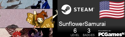 SunflowerSamurai Steam Signature