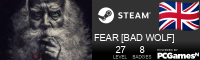 FEAR [BAD WOLF] Steam Signature
