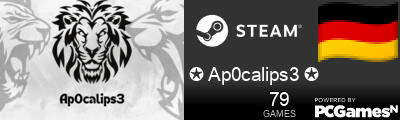 ✪ Ap0calips3 ✪ Steam Signature