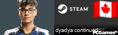 dyadya continued Steam Signature