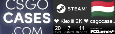 ❤ Klexiii 2K ❤ csgocases.com Steam Signature