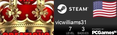 vicwilliams31 Steam Signature