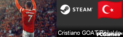 Cristiano GOAT Ronaldo Steam Signature