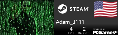 Adam_J111 Steam Signature