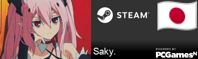 Saky. Steam Signature