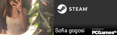 Sofia gogosi Steam Signature