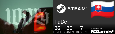 TaDe Steam Signature