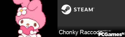 Chonky Raccoon Steam Signature