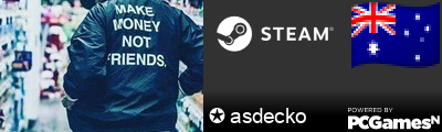 ✪ asdecko Steam Signature