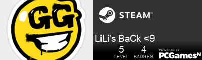 LiLi's BaCk <9 Steam Signature