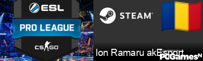 Ion Ramaru akEsport Steam Signature