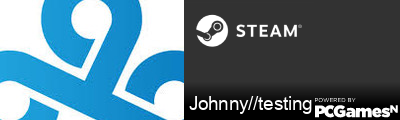 Johnny//testing Steam Signature