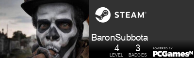 BaronSubbota Steam Signature