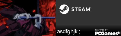 asdfghjkl; Steam Signature