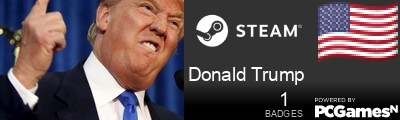 Donald Trump Steam Signature