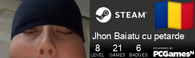 Jhon Baiatu cu petarde Steam Signature