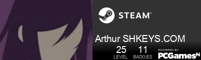 Arthur SHKEYS.COM Steam Signature