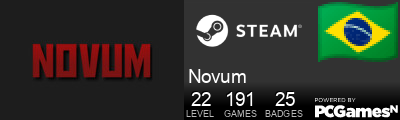 Novum Steam Signature