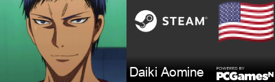 Daiki Aomine Steam Signature