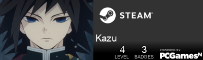 Kazu Steam Signature