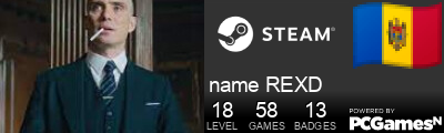 name REXD Steam Signature