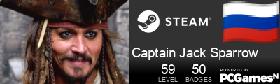 Captain Jack Sparrow Steam Signature