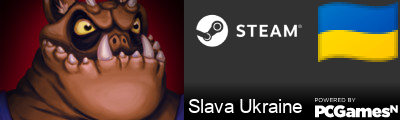 Slava Ukraine Steam Signature