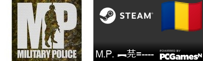 M.P. ︻芫=---- Steam Signature