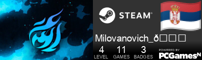 Milovanovich_🎈 Steam Signature